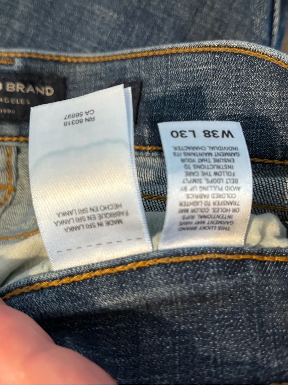 Lucky Classic 221 straight Blue Denim Jeans